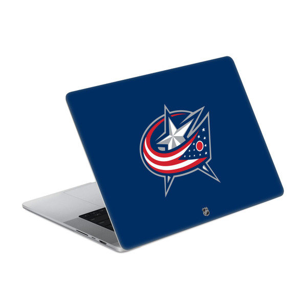 NHL Columbus Blue Jackets Plain Vinyl Sticker Skin Decal Cover for Apple MacBook Pro 16" A2485