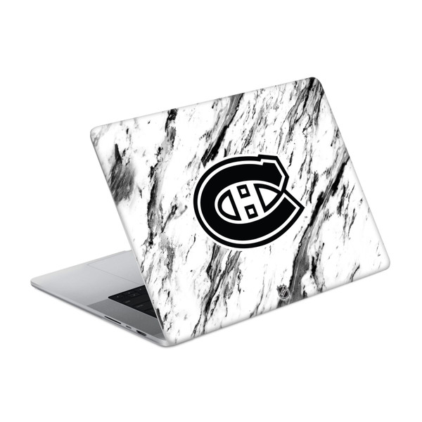 NHL Montreal Canadiens Marble Vinyl Sticker Skin Decal Cover for Apple MacBook Pro 14" A2442