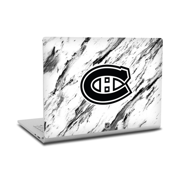NHL Montreal Canadiens Marble Vinyl Sticker Skin Decal Cover for Microsoft Surface Book 2