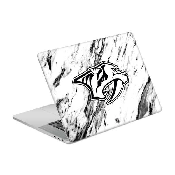 NHL Nashville Predators Marble Vinyl Sticker Skin Decal Cover for Apple MacBook Pro 16" A2141