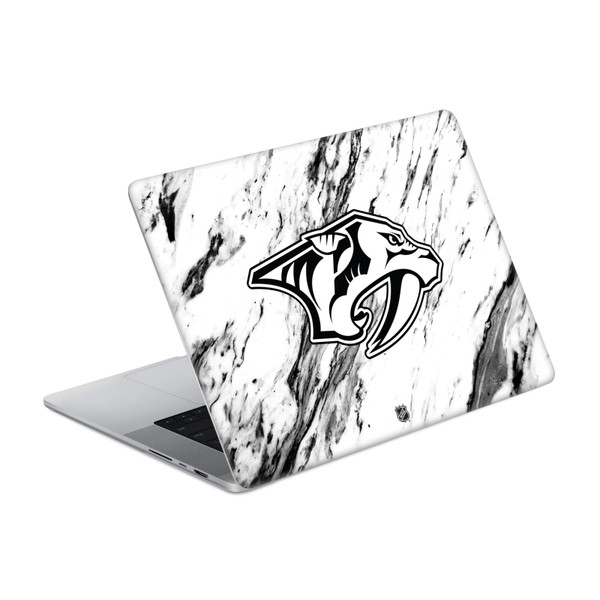 NHL Nashville Predators Marble Vinyl Sticker Skin Decal Cover for Apple MacBook Pro 16" A2485