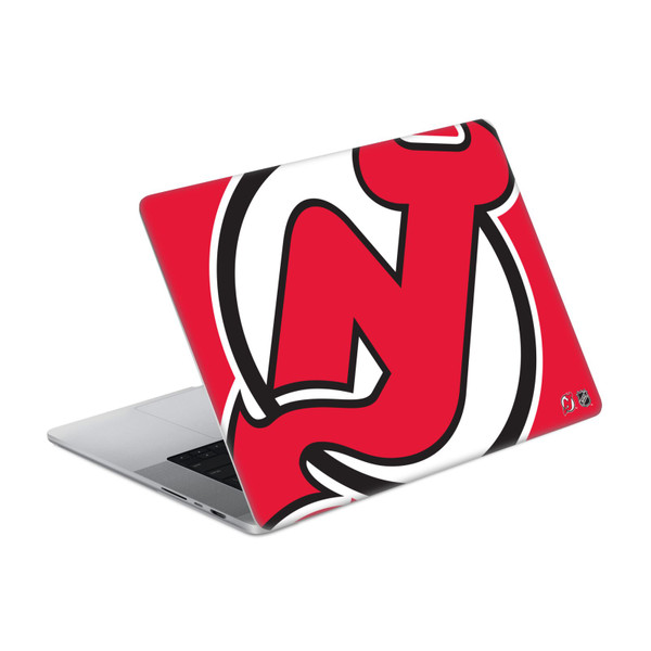 NHL New Jersey Devils Oversized Vinyl Sticker Skin Decal Cover for Apple MacBook Pro 16" A2485