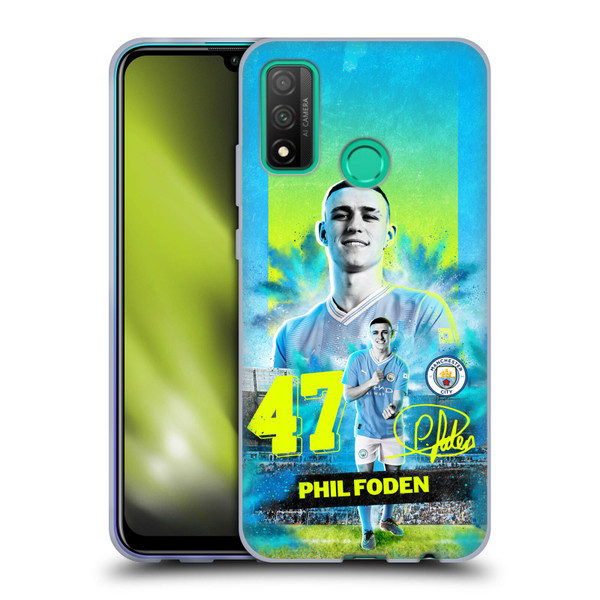 Manchester City Man City FC 2023/24 First Team Phil Foden Soft Gel Case for Huawei P Smart (2020)
