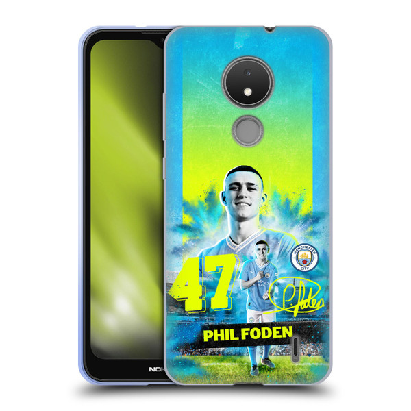 Manchester City Man City FC 2023/24 First Team Phil Foden Soft Gel Case for Nokia C21