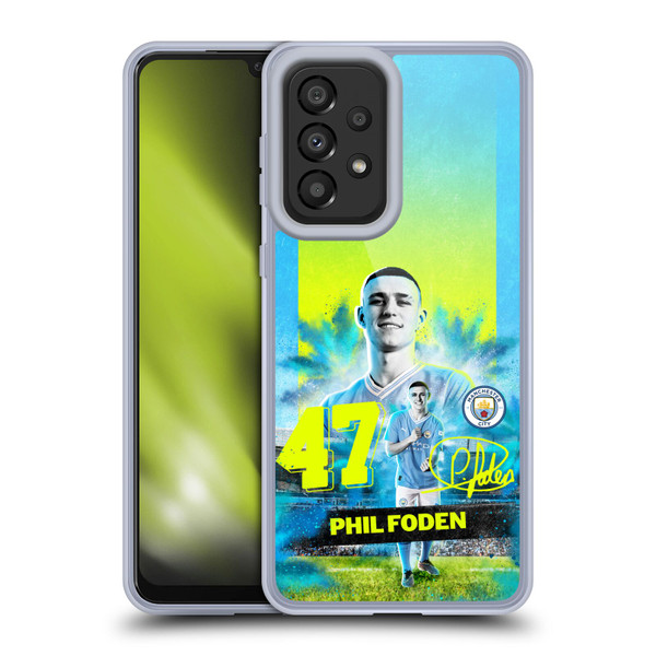 Manchester City Man City FC 2023/24 First Team Phil Foden Soft Gel Case for Samsung Galaxy A33 5G (2022)