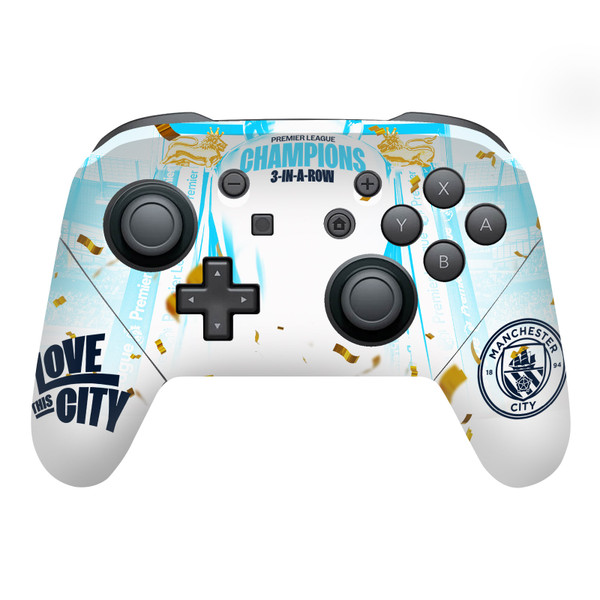 Manchester City Man City FC 2023 Champions Team Poster Vinyl Sticker Skin Decal Cover for Nintendo Switch Pro Controller