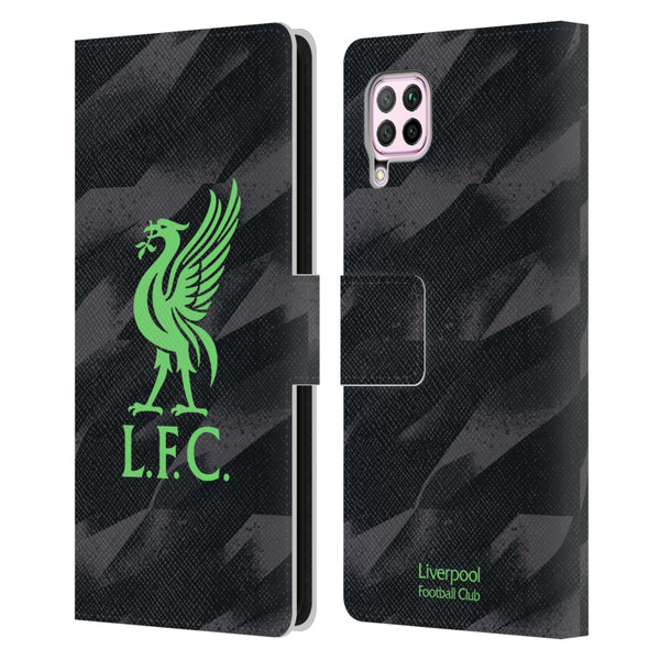 Liverpool Football Club 2023/24 Home Goalkeeper Kit Leather Book Wallet Case Cover For Huawei Nova 6 SE / P40 Lite