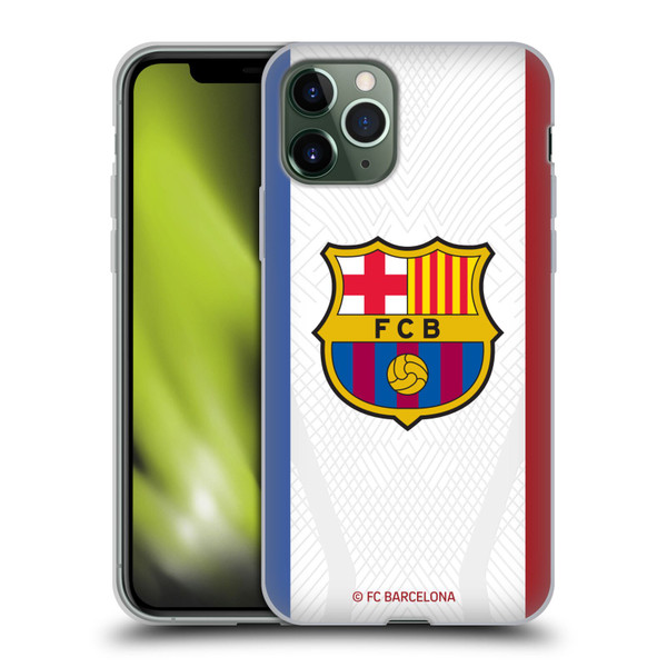 FC Barcelona 2023/24 Crest Kit Away Soft Gel Case for Apple iPhone 11 Pro