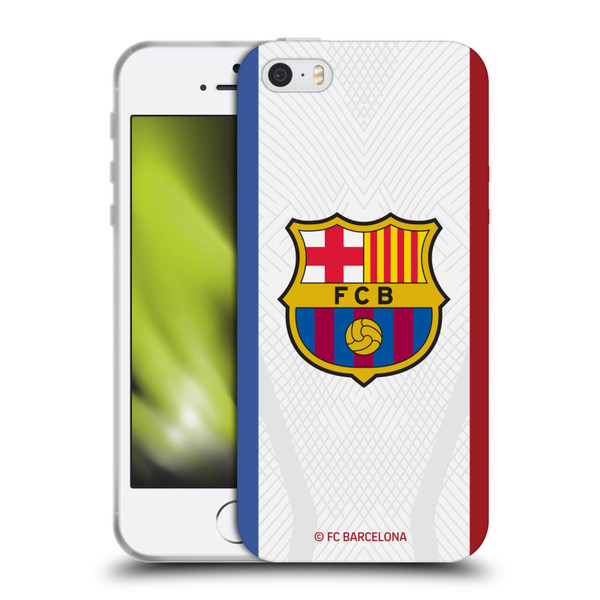 FC Barcelona 2023/24 Crest Kit Away Soft Gel Case for Apple iPhone 5 / 5s / iPhone SE 2016
