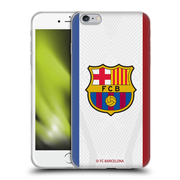 FC Barcelona 2023/24 Crest Kit Away Soft Gel Case for Apple iPhone 6 Plus / iPhone 6s Plus