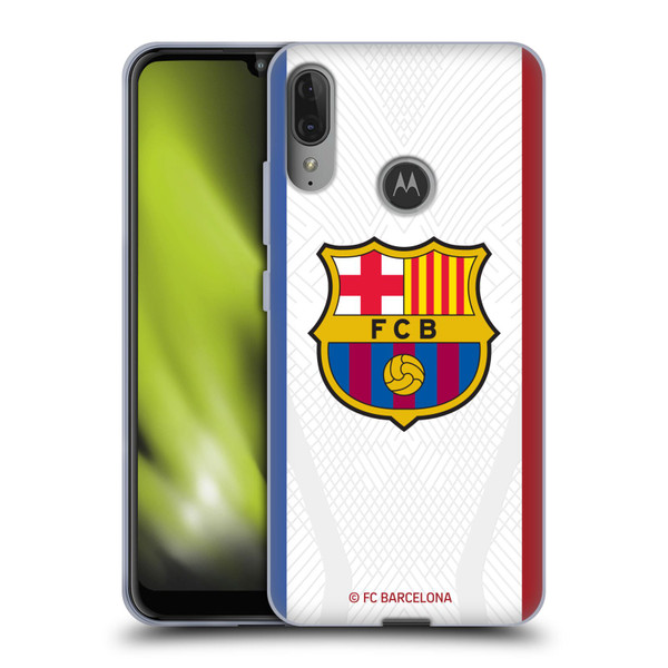 FC Barcelona 2023/24 Crest Kit Away Soft Gel Case for Motorola Moto E6 Plus