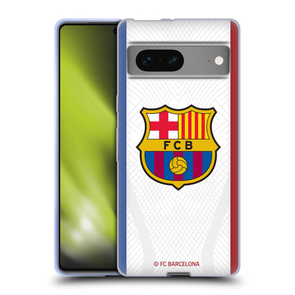 FC Barcelona 2023/24 Crest Kit Away Soft Gel Case for Google Pixel 7