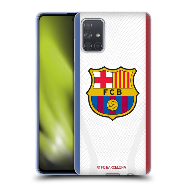 FC Barcelona 2023/24 Crest Kit Away Soft Gel Case for Samsung Galaxy A71 (2019)