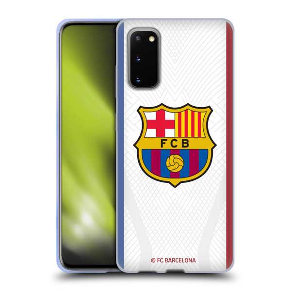 FC Barcelona 2023/24 Crest Kit Away Soft Gel Case for Samsung Galaxy S20 / S20 5G