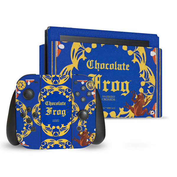 Harry Potter Graphics Chocolate Frog Vinyl Sticker Skin Decal Cover for Nintendo Switch Bundle