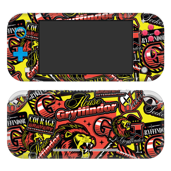 Harry Potter Graphics Gryffindor Pattern Vinyl Sticker Skin Decal Cover for Nintendo Switch Lite