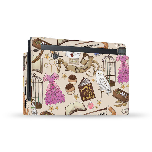 Harry Potter Graphics Hogwarts Pattern Vinyl Sticker Skin Decal Cover for Nintendo Switch Console & Dock