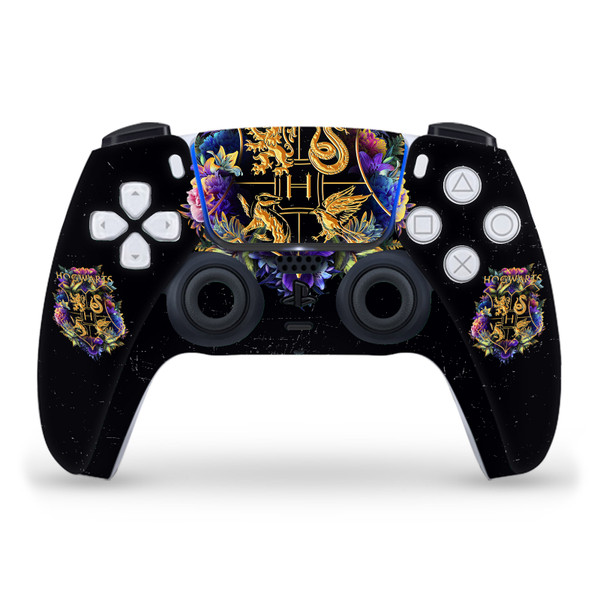 Harry Potter Graphics Hogwarts Crest Vinyl Sticker Skin Decal Cover for Sony PS5 Sony DualSense Controller
