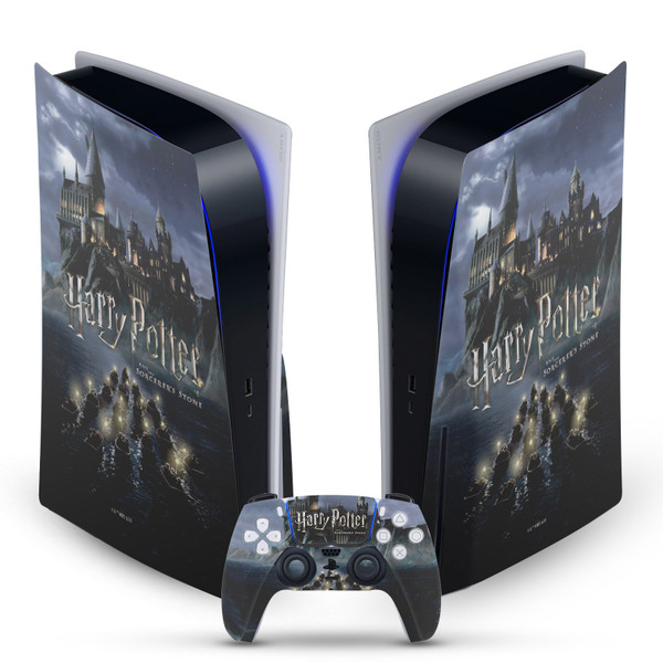 Harry Potter Graphics Castle Vinyl Sticker Skin Decal Cover for Sony PS5 Disc Edition Bundle