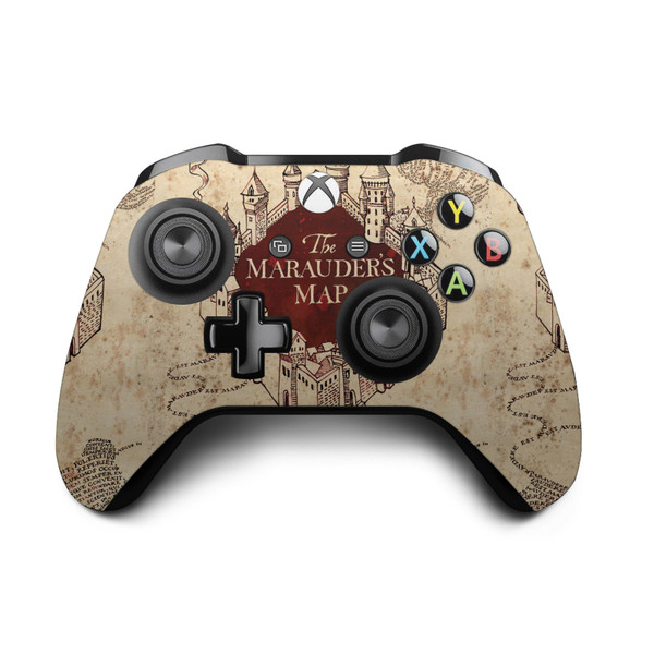 Harry Potter Graphics The Marauder's Map Vinyl Sticker Skin Decal Cover for Microsoft Xbox One S / X Controller