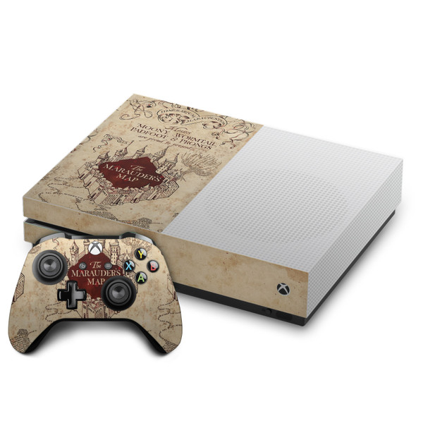 Harry Potter Graphics The Marauder's Map Vinyl Sticker Skin Decal Cover for Microsoft One S Console & Controller