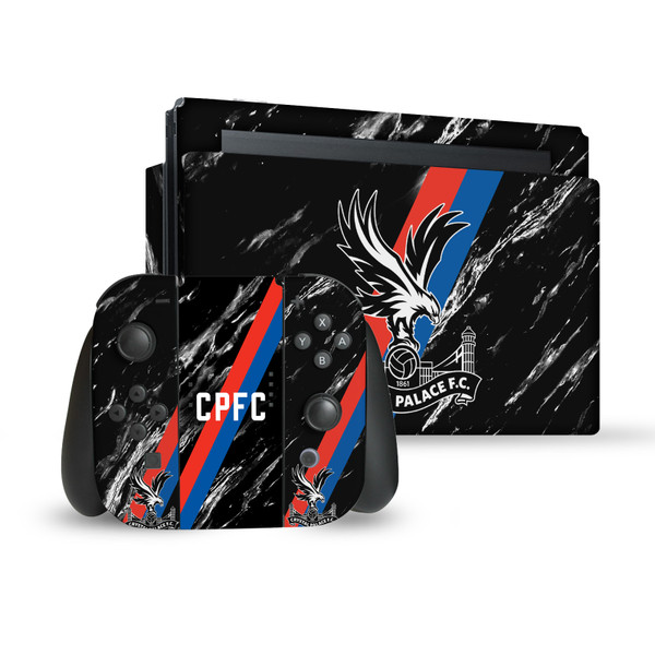 Crystal Palace FC Logo Art Black Marble Vinyl Sticker Skin Decal Cover for Nintendo Switch Bundle