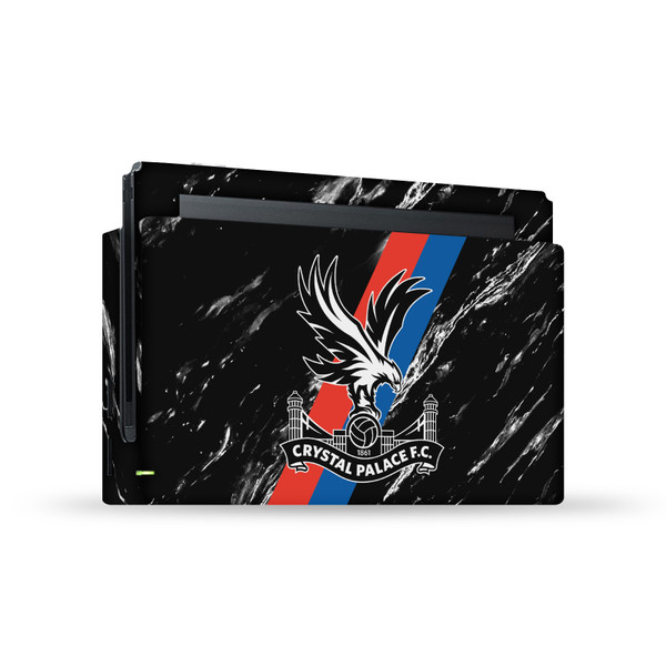 Crystal Palace FC Logo Art Black Marble Vinyl Sticker Skin Decal Cover for Nintendo Switch Console & Dock