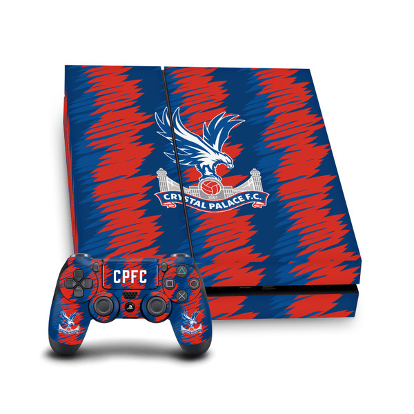Crystal Palace FC Logo Art Home Kit Vinyl Sticker Skin Decal Cover for Sony PS4 Console & Controller