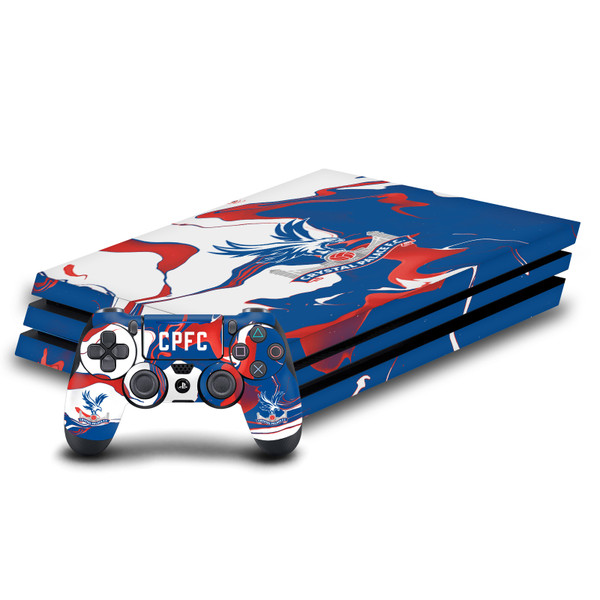 Crystal Palace FC Logo Art Marble Vinyl Sticker Skin Decal Cover for Sony PS4 Pro Bundle