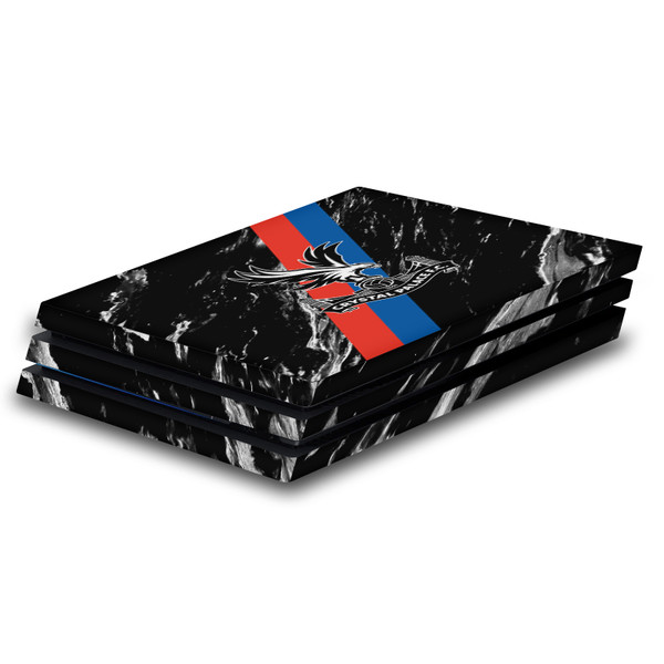 Crystal Palace FC Logo Art Black Marble Vinyl Sticker Skin Decal Cover for Sony PS4 Pro Console
