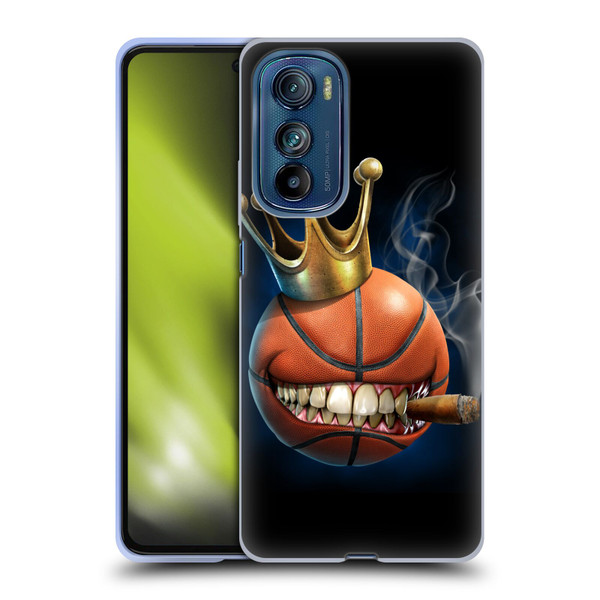 Tom Wood Monsters King Of Basketball Soft Gel Case for Motorola Edge 30