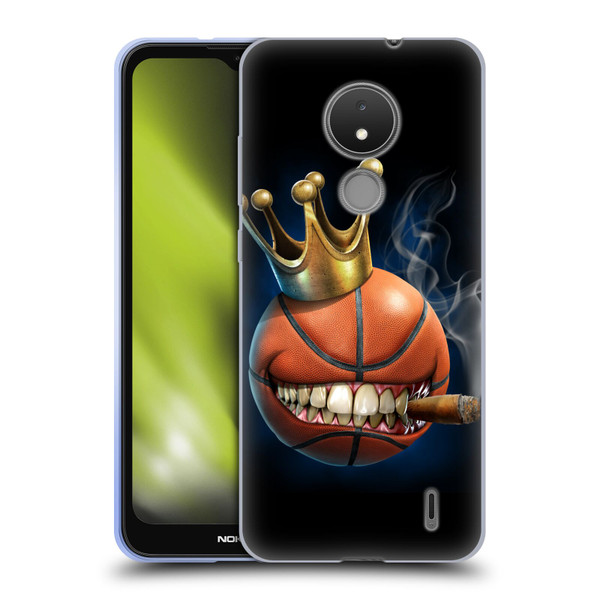 Tom Wood Monsters King Of Basketball Soft Gel Case for Nokia C21