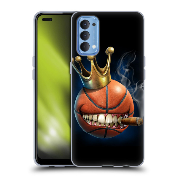 Tom Wood Monsters King Of Basketball Soft Gel Case for OPPO Reno 4 5G