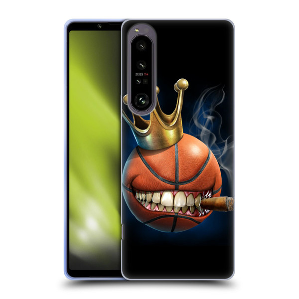 Tom Wood Monsters King Of Basketball Soft Gel Case for Sony Xperia 1 IV