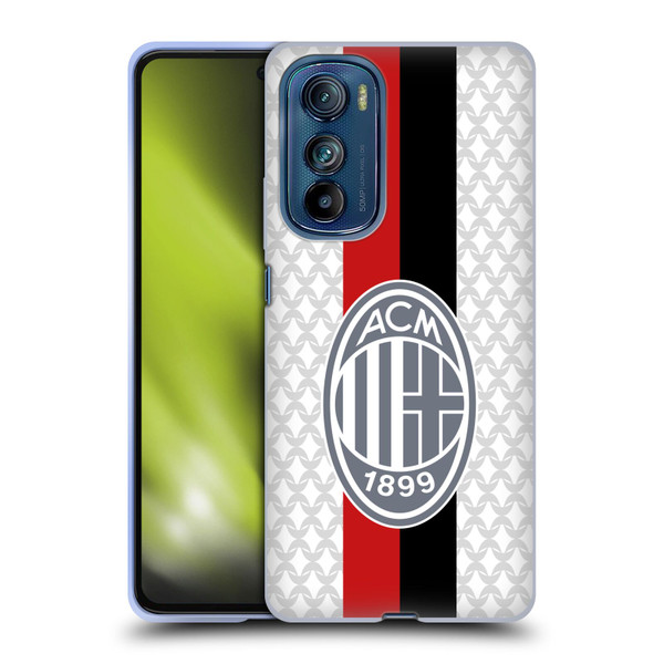 AC Milan 2023/24 Crest Kit Away Soft Gel Case for Motorola Edge 30