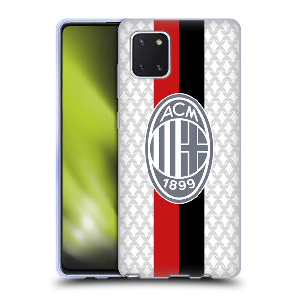 AC Milan 2023/24 Crest Kit Away Soft Gel Case for Samsung Galaxy Note10 Lite