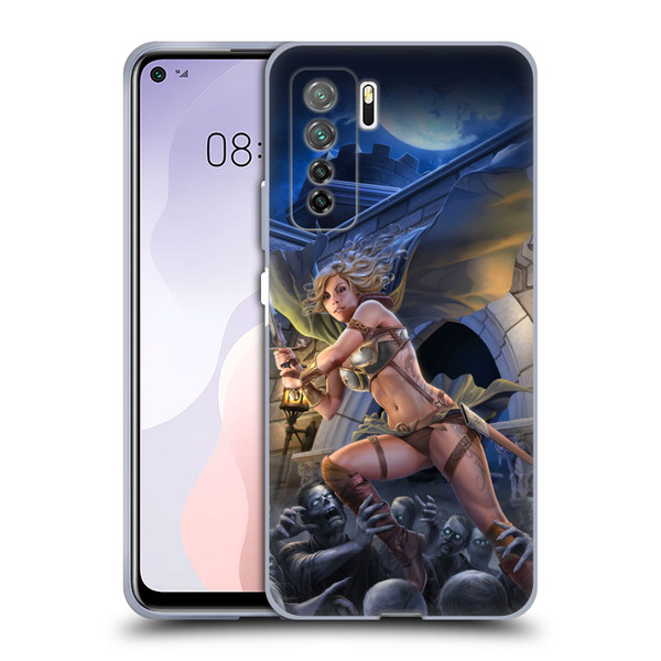 Tom Wood Fantasy Zombie Soft Gel Case for Huawei Nova 7 SE/P40 Lite 5G