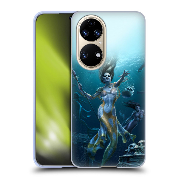 Tom Wood Fantasy Mermaid Hunt Soft Gel Case for Huawei P50