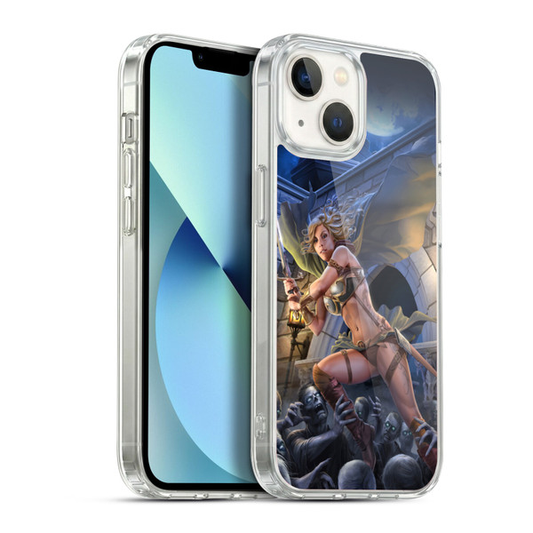 Tom Wood Fantasy Zombie Soft Gel Case for Apple iPhone 13