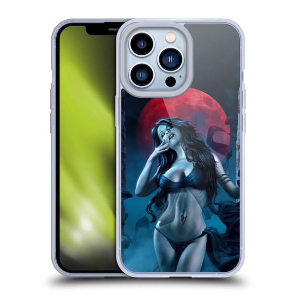 Tom Wood Fantasy Blood Lust Vampire Soft Gel Case for Apple iPhone 13 Pro
