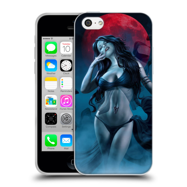 Tom Wood Fantasy Blood Lust Vampire Soft Gel Case for Apple iPhone 5c