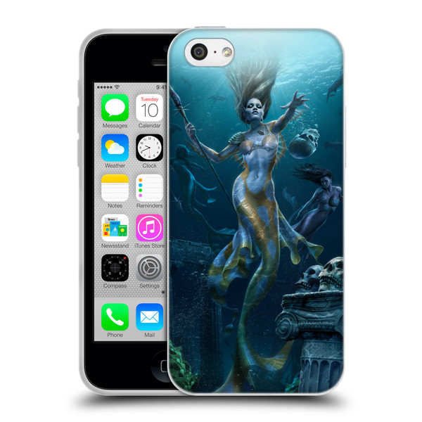 Tom Wood Fantasy Mermaid Hunt Soft Gel Case for Apple iPhone 5c