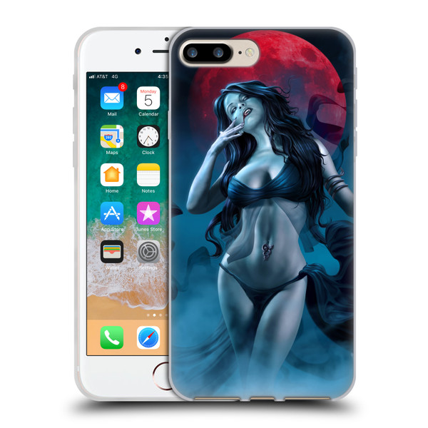 Tom Wood Fantasy Blood Lust Vampire Soft Gel Case for Apple iPhone 7 Plus / iPhone 8 Plus