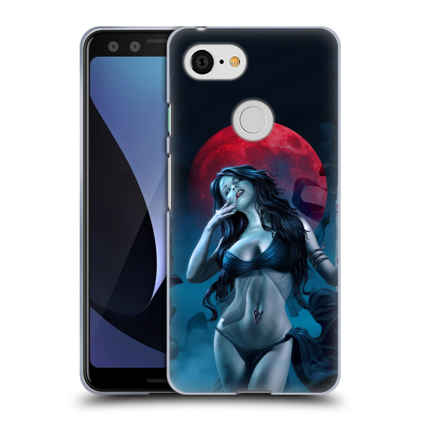Tom Wood Fantasy Blood Lust Vampire Soft Gel Case for Google Pixel 3