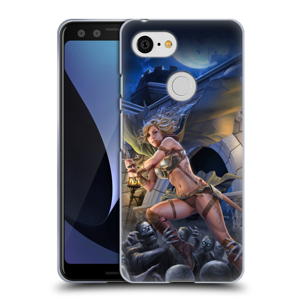Tom Wood Fantasy Zombie Soft Gel Case for Google Pixel 3