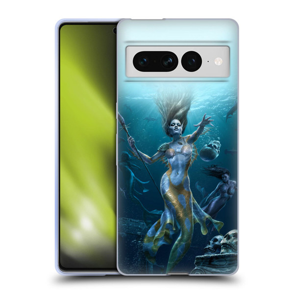 Tom Wood Fantasy Mermaid Hunt Soft Gel Case for Google Pixel 7 Pro