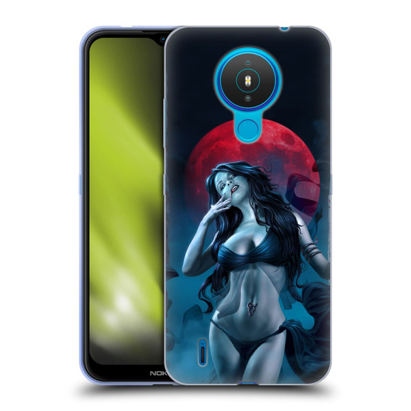 Tom Wood Fantasy Blood Lust Vampire Soft Gel Case for Nokia 1.4