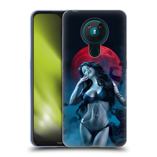Tom Wood Fantasy Blood Lust Vampire Soft Gel Case for Nokia 5.3