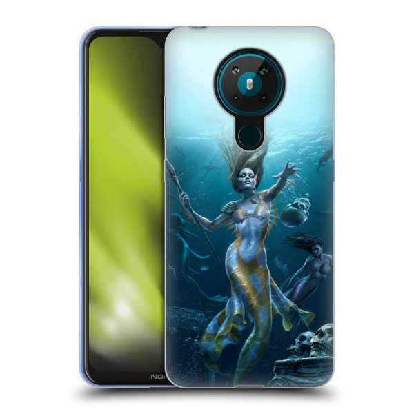 Tom Wood Fantasy Mermaid Hunt Soft Gel Case for Nokia 5.3