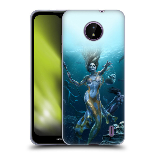 Tom Wood Fantasy Mermaid Hunt Soft Gel Case for Nokia C10 / C20